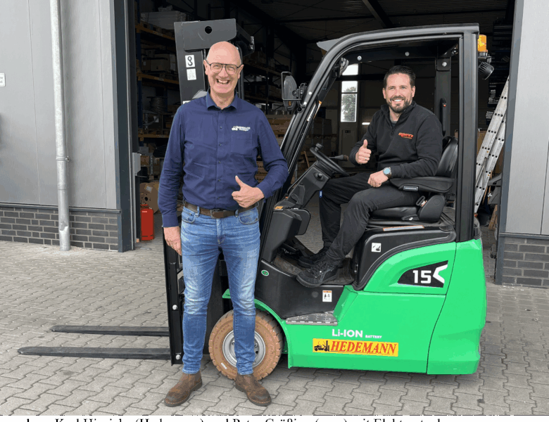 EPM setzt auf neuen Dreirad-Elektrostapler für enge Hallen