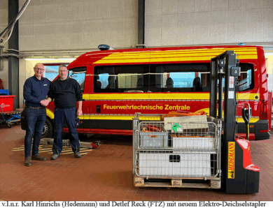 Hedemann liefert passende Lösung für die Feuerwehrtechnische Zentrale