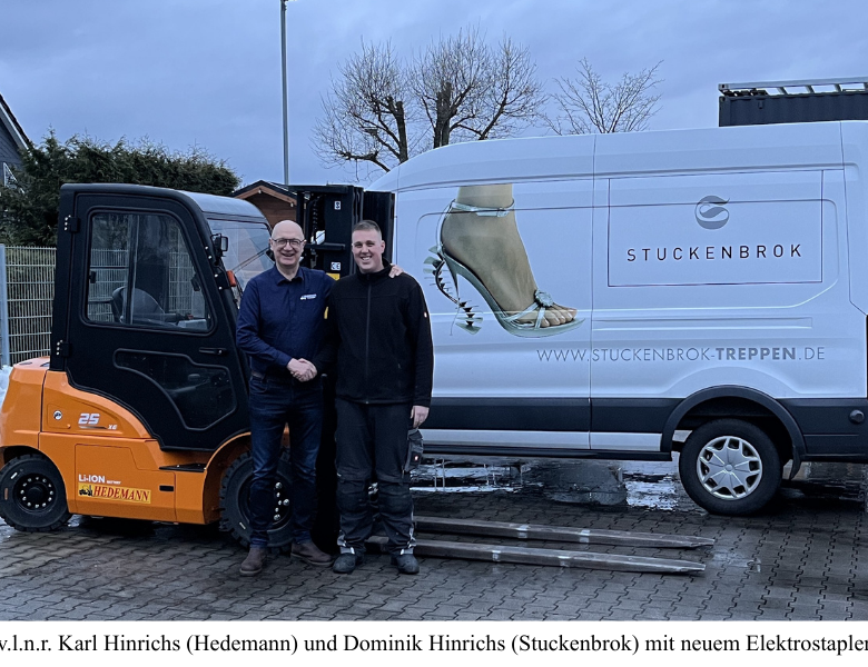 Stuckenbrok setzt erfolgreich auf moderne Elektrostaplerlösungen