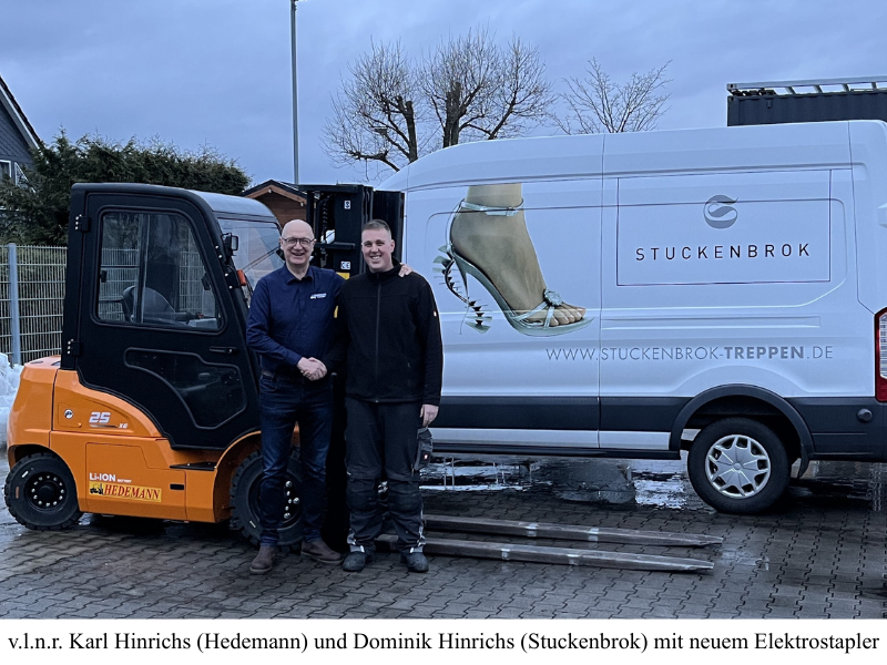 Stuckenbrok setzt erfolgreich auf moderne Elektrostaplerlösungen