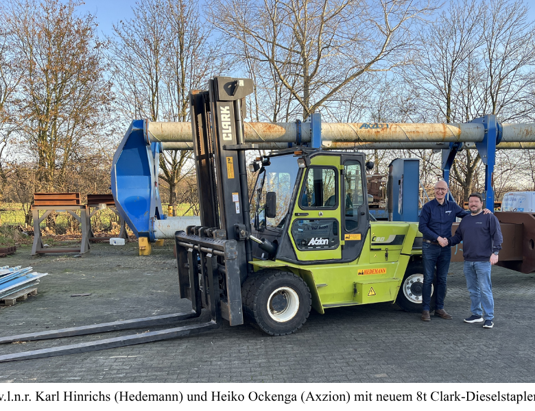 Clark Stapler unterstützen SpanSet Axzion im anspruchsvollen Arbeitsalltag