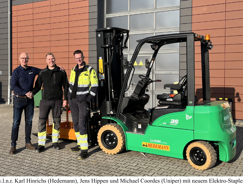 Lithium-Ionen-Stapler unterstützt Logistik bei Uniper in Etzel