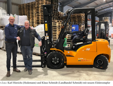 Moderne Staplerlösung an der Nordseeküste